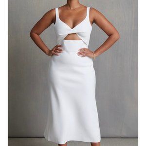 FOREVER YOUNG MIDI DRESS IVORY  - Bec + Bridge